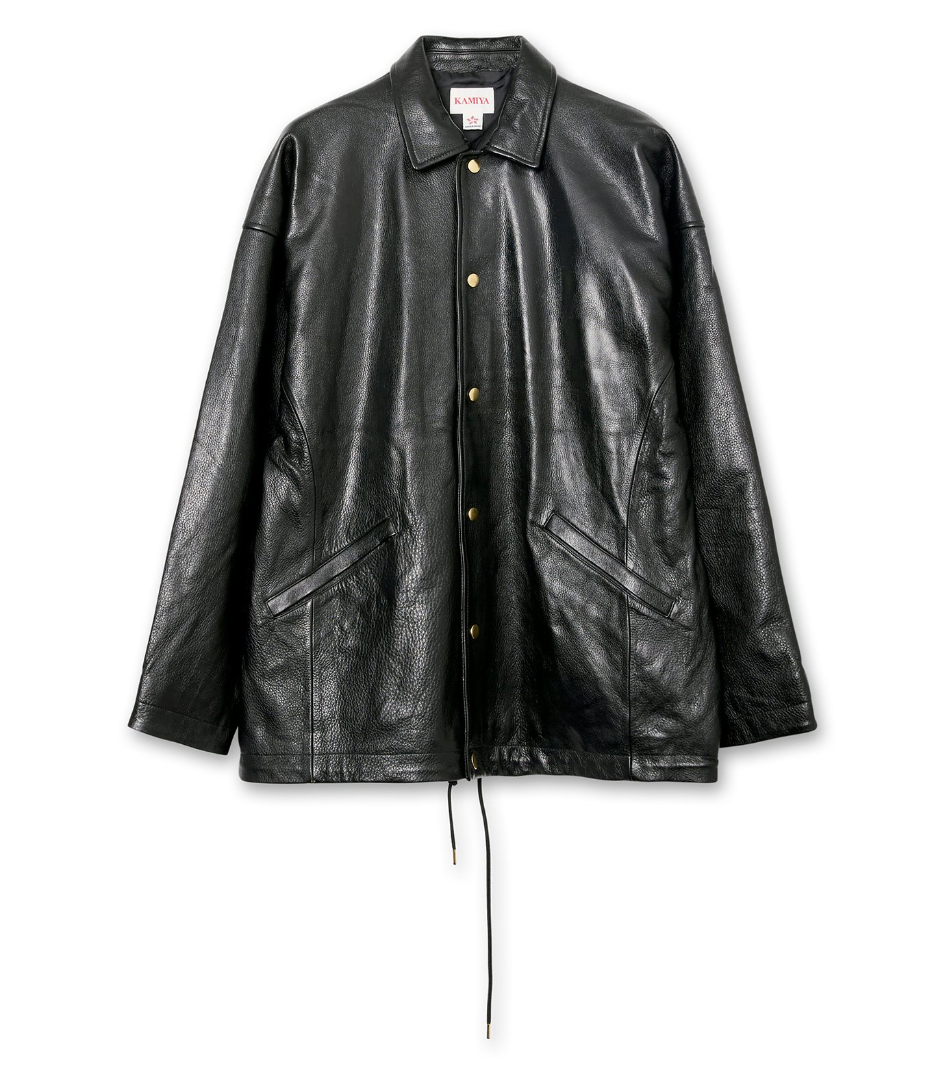 カミヤ - KAMIYA | Leather Coach Jacket-Black-Sの通販 | RESTIR リステア