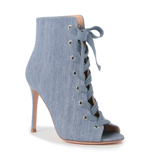 gianvito rossi denim booties