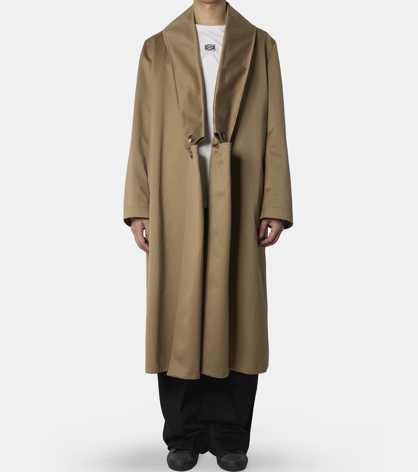 LOEWE ロエベパッチコート　ベージュ　サイズ44 ロエベ - LOEWE | COAT-Camel-44の通販 | RESTIR リステア