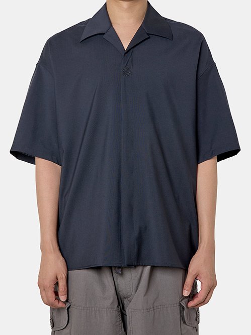 ロエベ - LOEWE | SHORT SLEEVE SHIRT-Navy-37の通販 | RESTIR