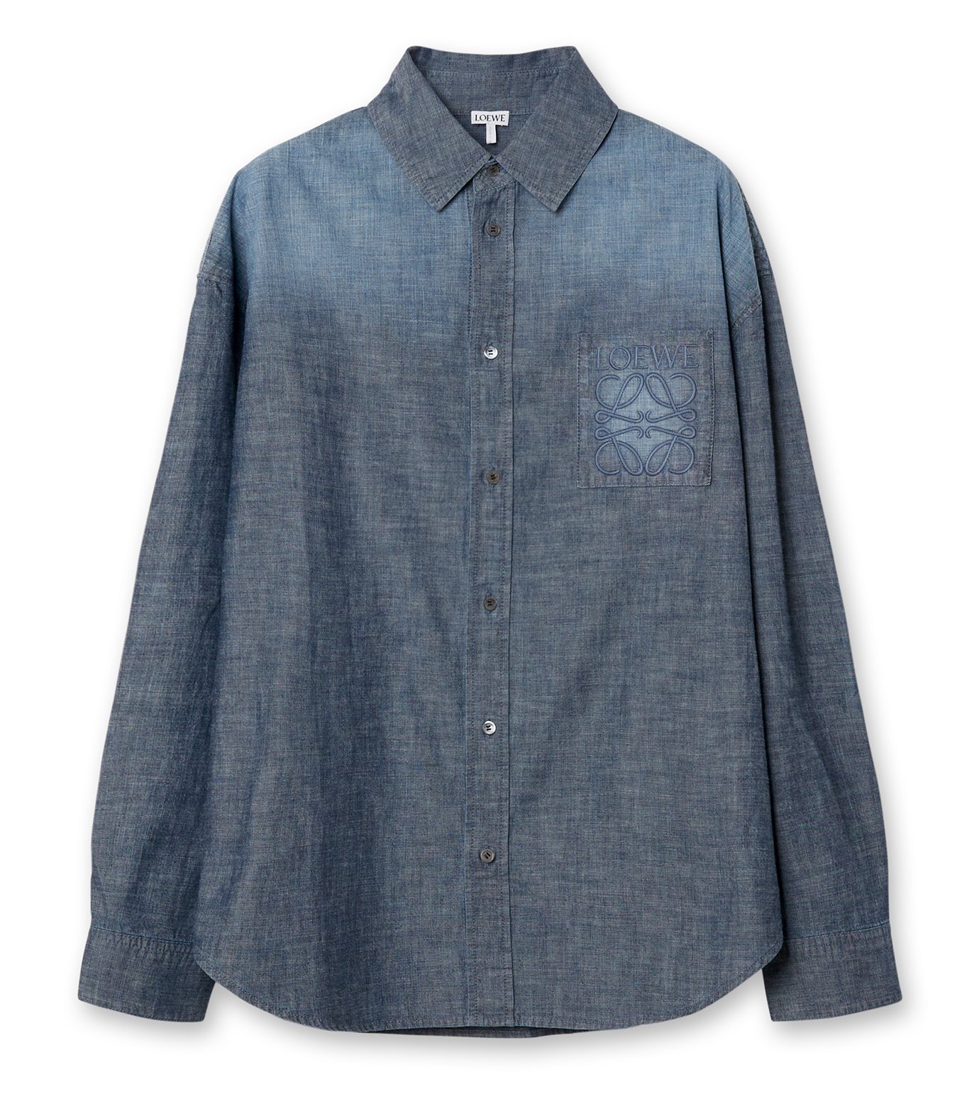ロエベ　ブルーシャツ Shirt in cotton Blue - LOEWE