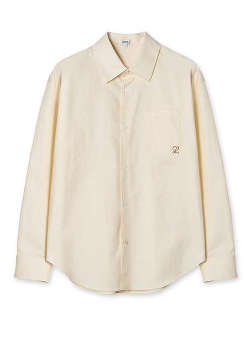 LOEWE - ロエベ　バイマテリアル スウェットシャツ アイボリー【半額以下sale】 LOEWE,ロエベの正規通販 MENS | RESTIR リステア