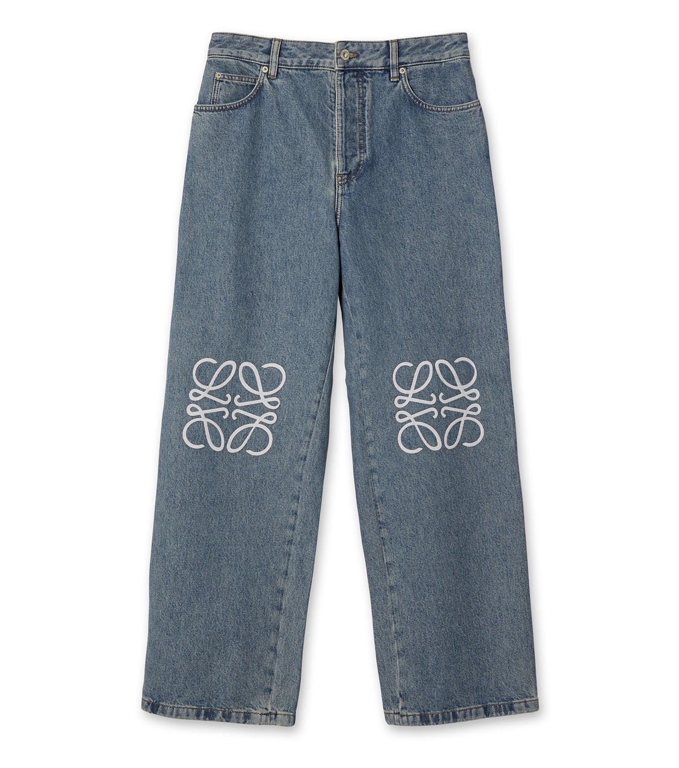 ロエベ - LOEWE | ANAGRAM BAGGY JEANS AF-Blue-44の通販