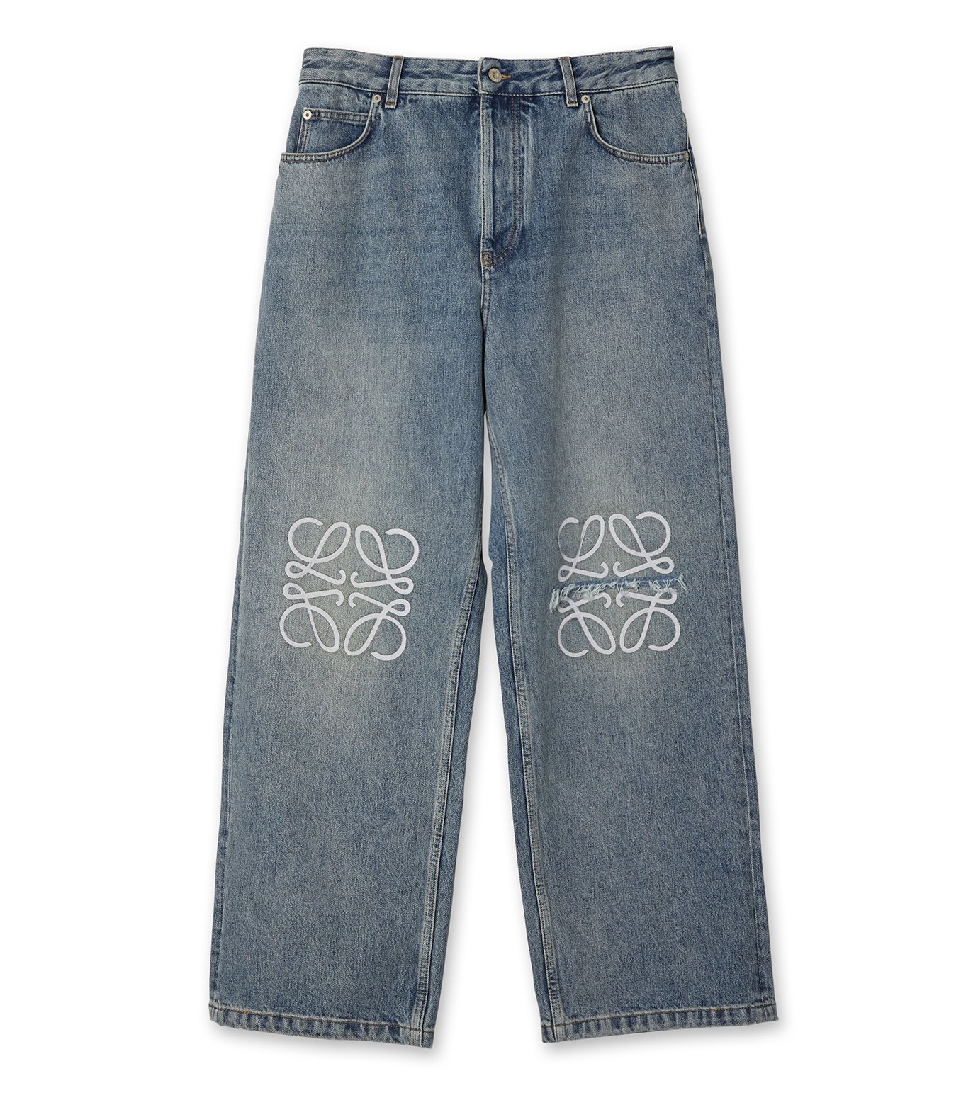 希少】LOEWE ジーンズ Navy CulotteJeans デニム ロエベ 希少