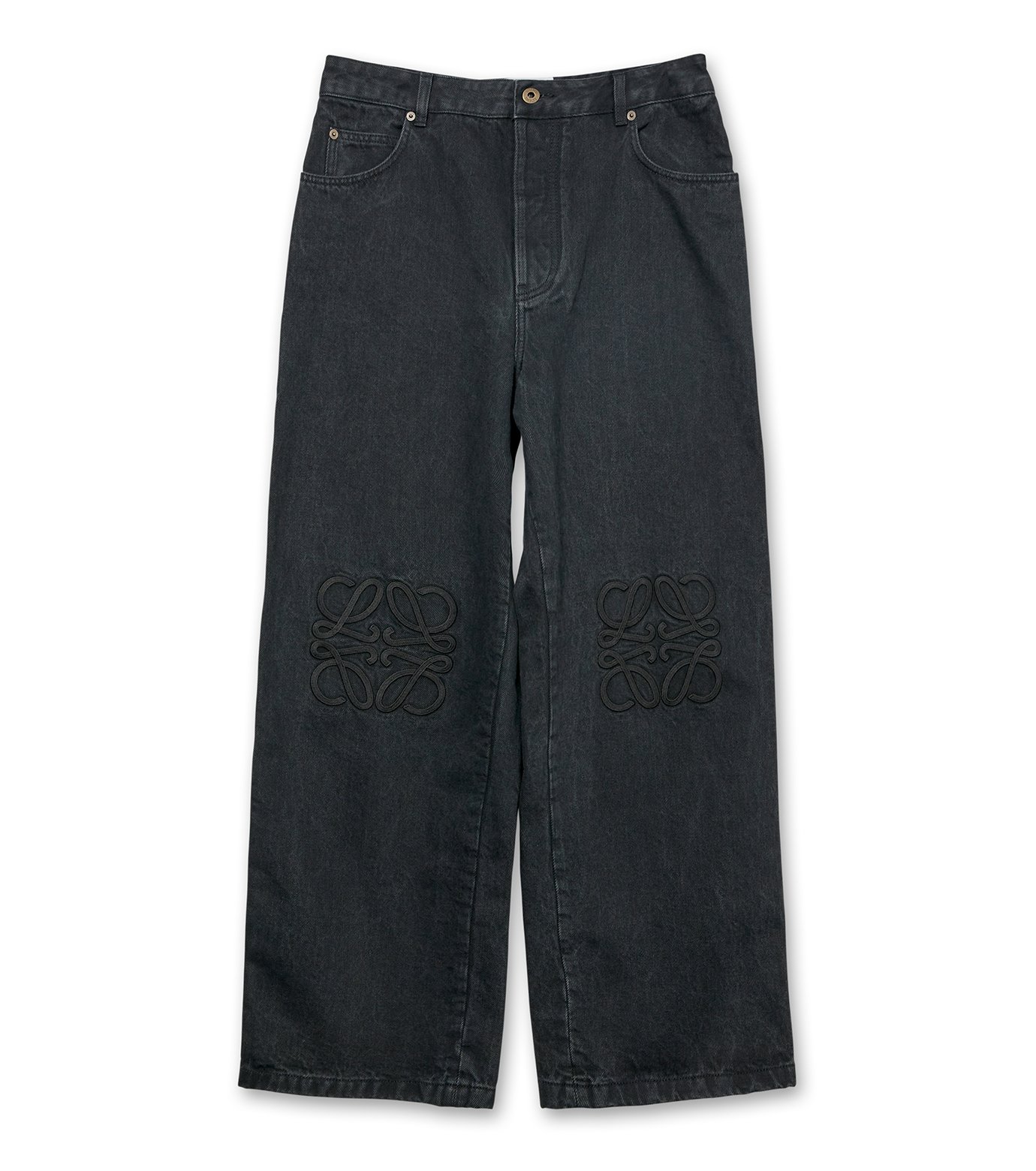 ロエベ - LOEWE | ANAGRAM BAGGY JEANS AF-Black-46の通販 | RESTIR