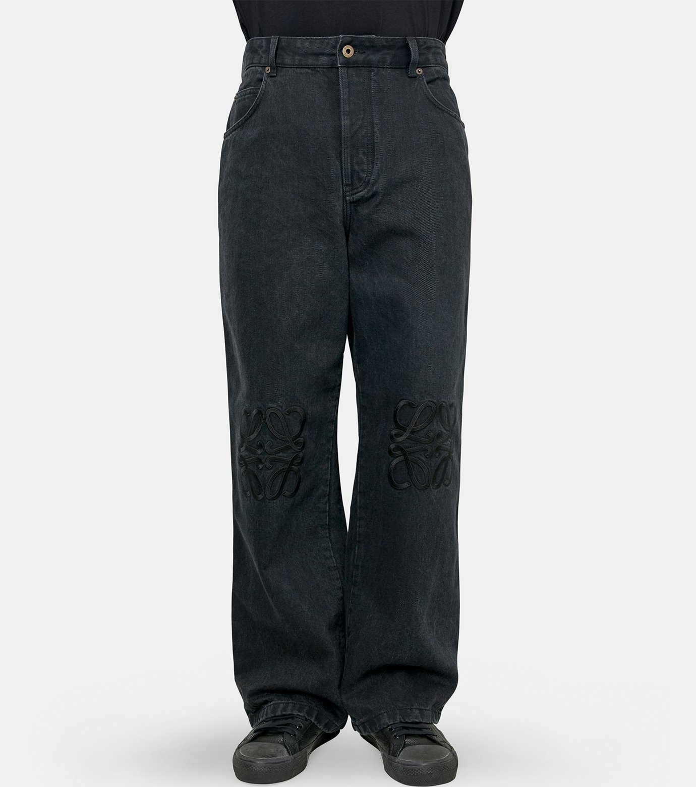 ロエベ - LOEWE | ANAGRAM BAGGY JEANS AF-Black-46の通販 | RESTIR