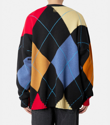 ロエベ カーディガン ロエベ - LOEWE | ARGYLE CARDIGAN-Multi Colour-Lの通販
