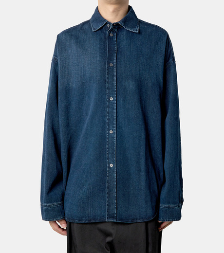 LOEWE 22AW L BUTTON OVERSHIRT ウールシャツ LOEWE 22AW METAL BUTTON OVERSHIRT ウールシャツ - メルカリ