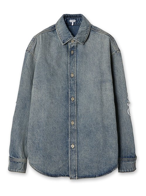 ロエベ - LOEWE | ANAGRAM OVERSHIRT-Blue-44の通販 | RESTIR
