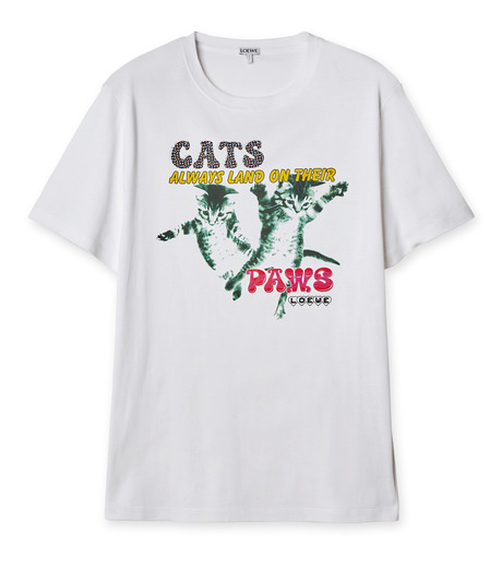 ロエベ - LOEWE | CAT PRINT T-SHIRT-White-Sの通販 | RESTIR リステア