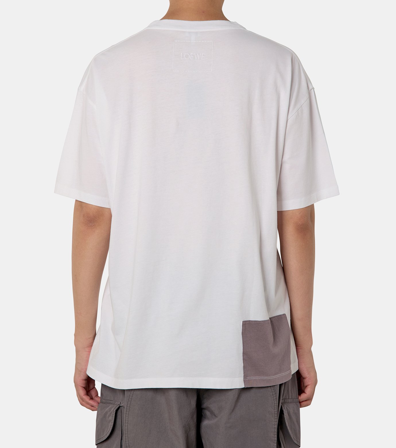 ロエベ　ホワイト オーバーサイズ Tシャツ ホワイト（白）系 LOEWE(ロエベ) Tシャツ・カットソー