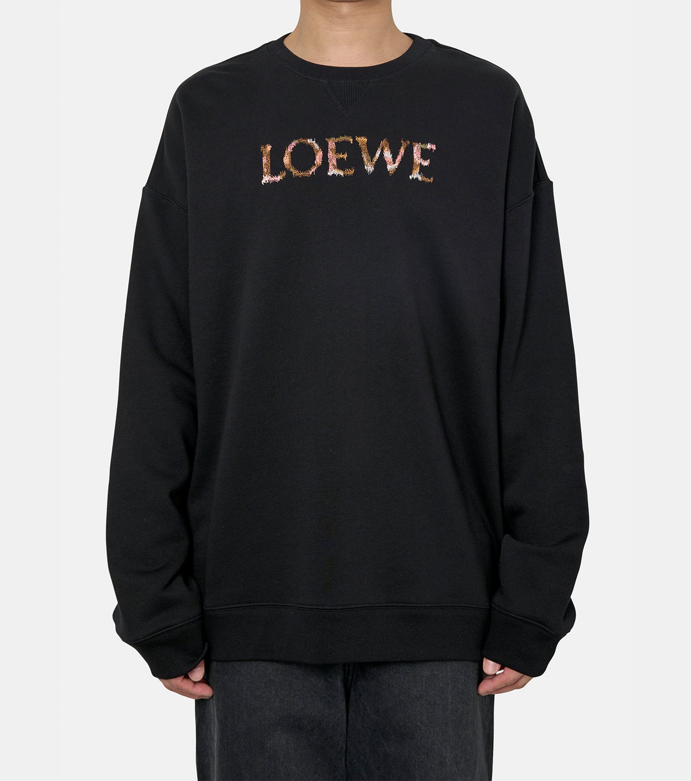 LOEWE ブラック スウェット Sサイズ 中古・古着通販】LOEWE (ロエベ) スウェット ブラック サイズ:L