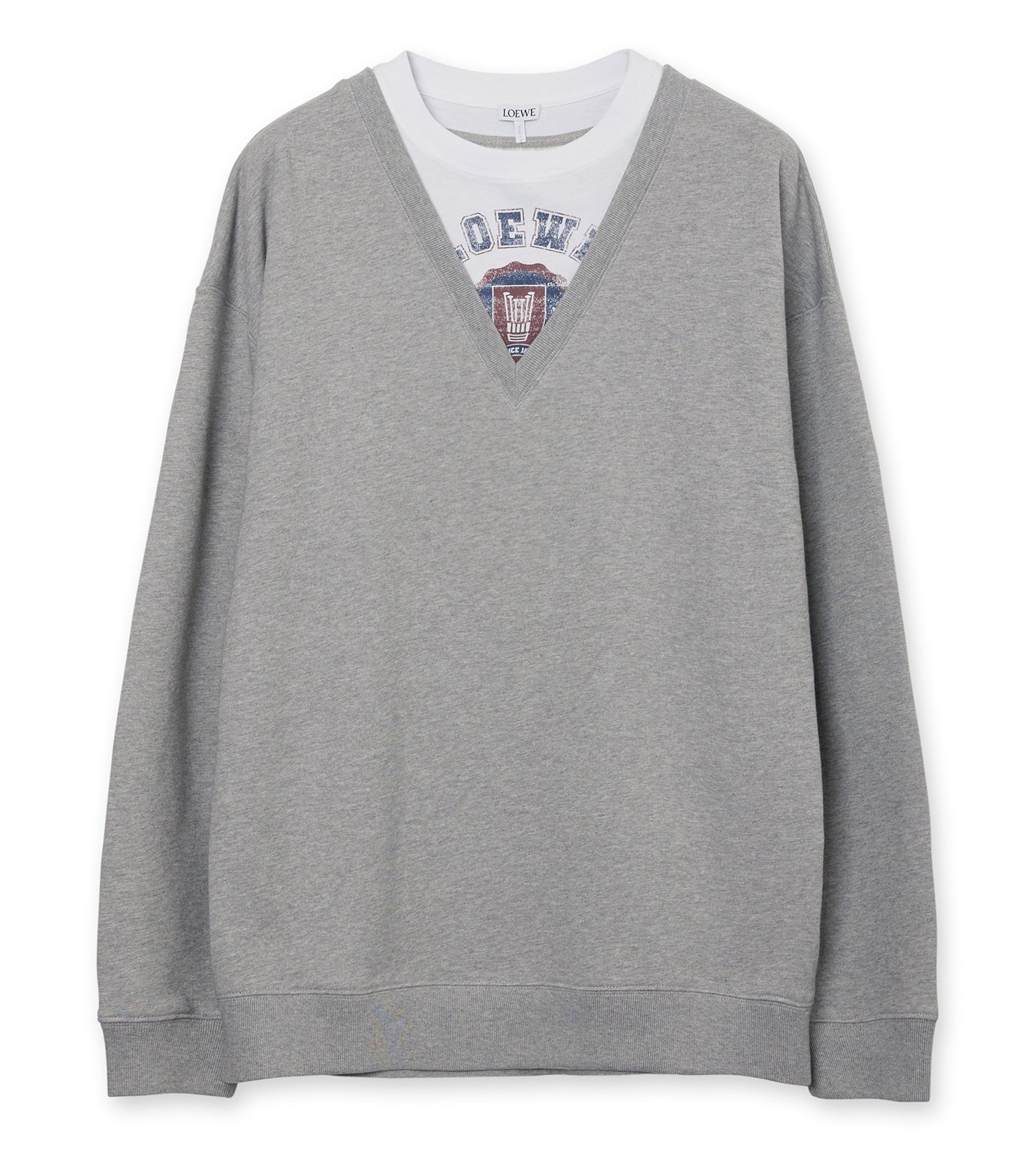 ロエベ - LOEWE | V-NECK SWEATSHIRT-Gray-Mの通販 | RESTIR リステア