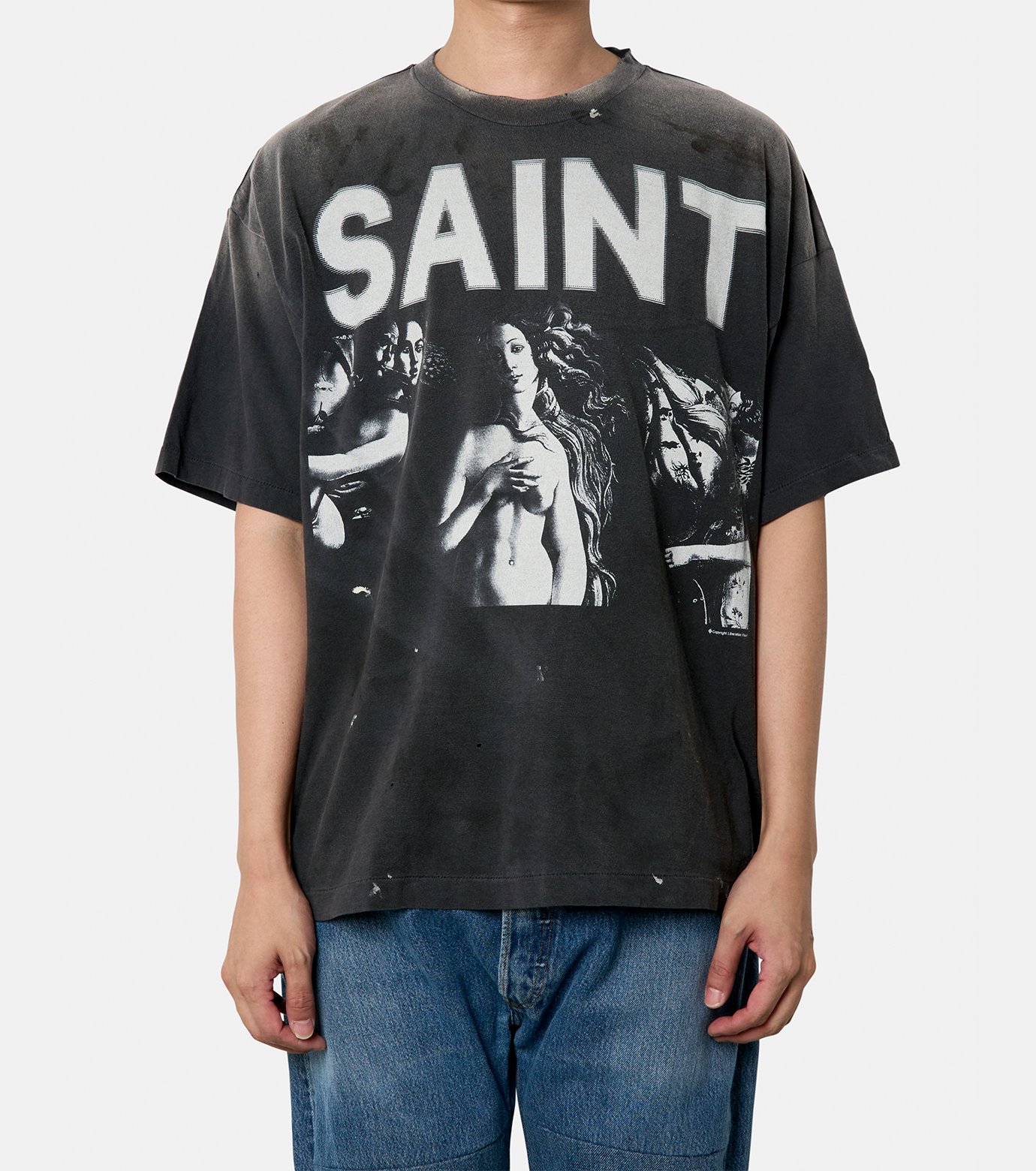 国内買付 SAINT Mxxxxxx S/S TEE SAINT YOURSELF セントマイケル セント マイケル - ©️SAINT Mxxxxxx | SS TEE/SAINT | RESTIR