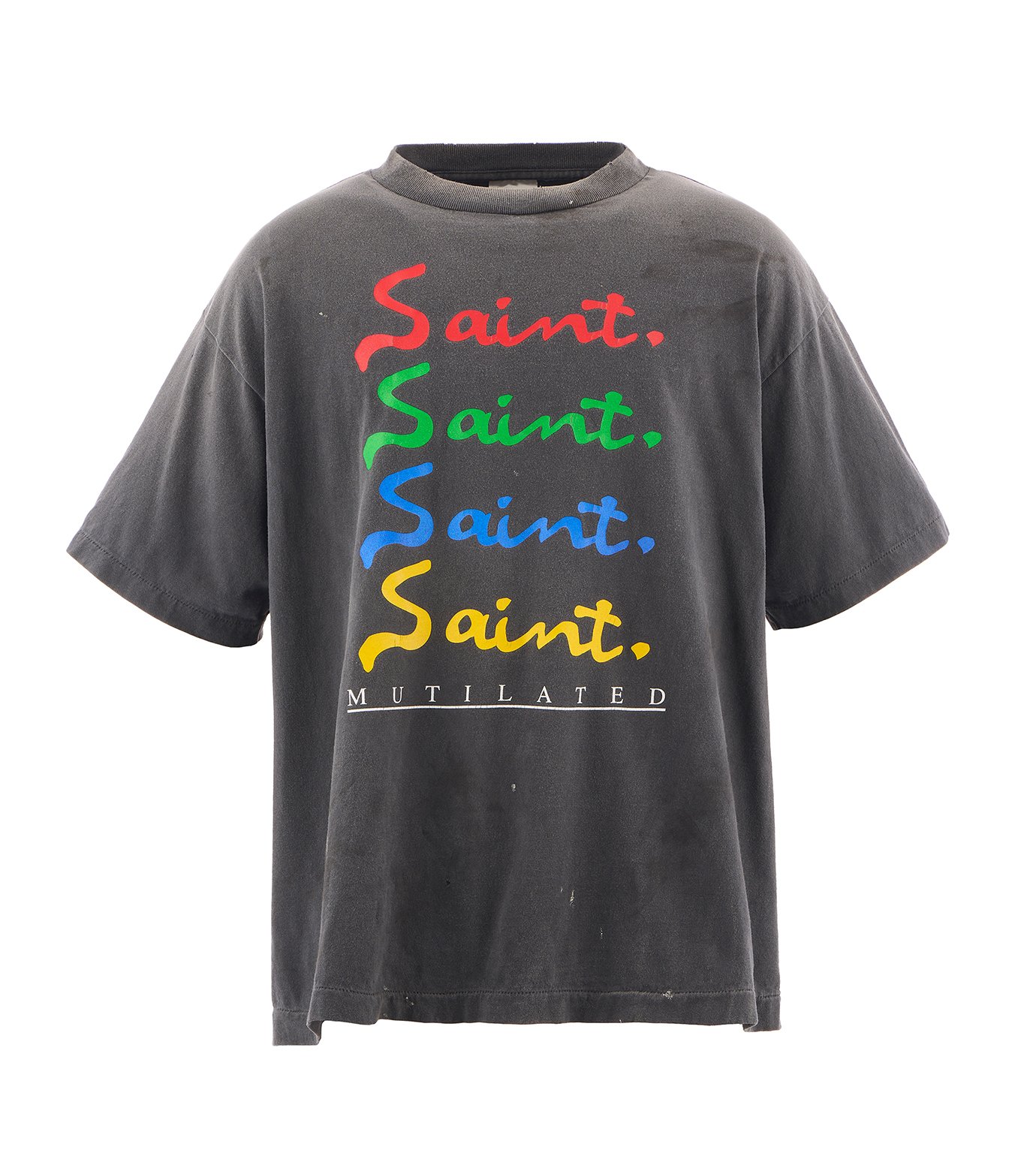 セント マイケル - ©️SAINT Mxxxxxx | SS TEE/MULATED-Black-L