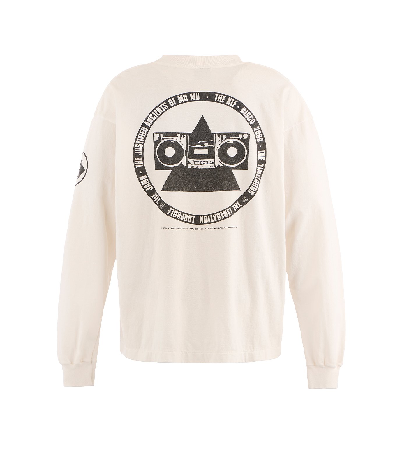 SAINT KLF Tシャツ XLサイズ SAINT Mxxxxxx x The KLF KLF_LS TEE/KLF / WHITE | GR8