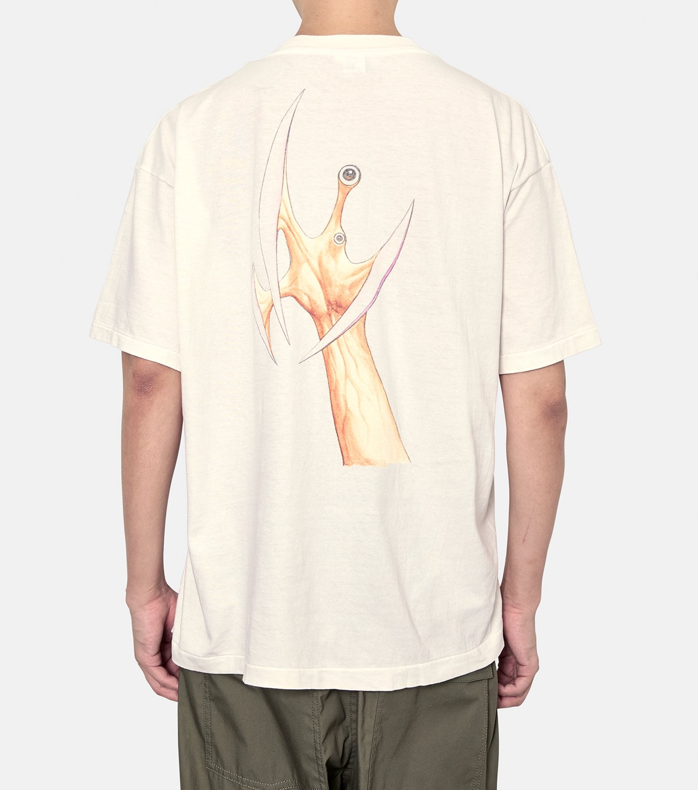 SAINT M×××××× 寄生獣-parasyte-KJ_SS XXL SAINT Mxxxxxx x 寄生獣 KJ_SS TEE/寄生獣-PARASYTE- / WHITE