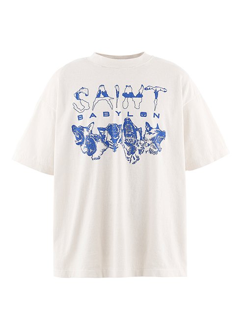 SAINT Mxxxxxx イエス プリント トレーナー SAINT Mxxxxxx イエス プリント トレーナー SAINT Mxxxxxx