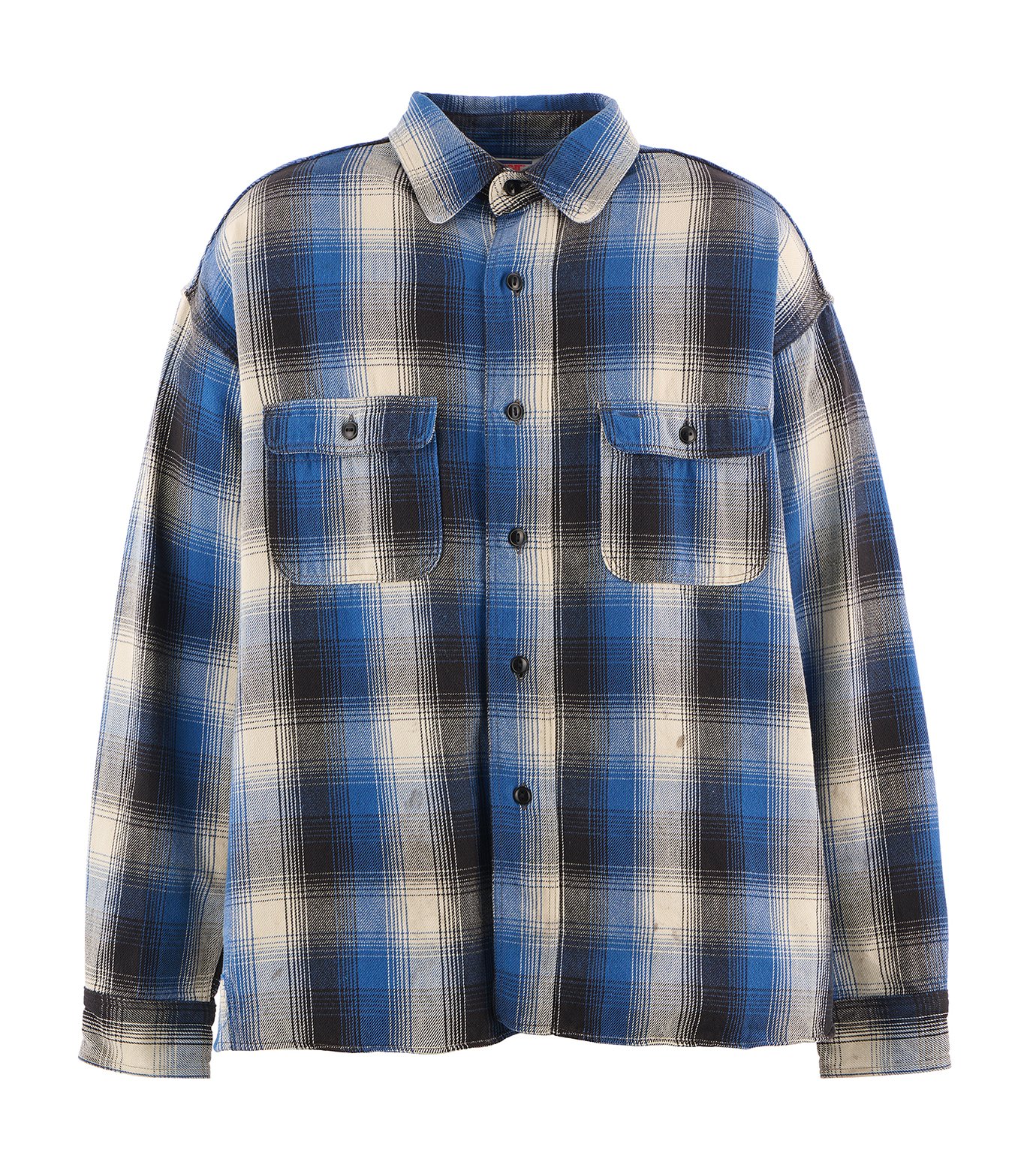 SAINT Mxxxxxx セントマイケル新作 flannel Brue XL