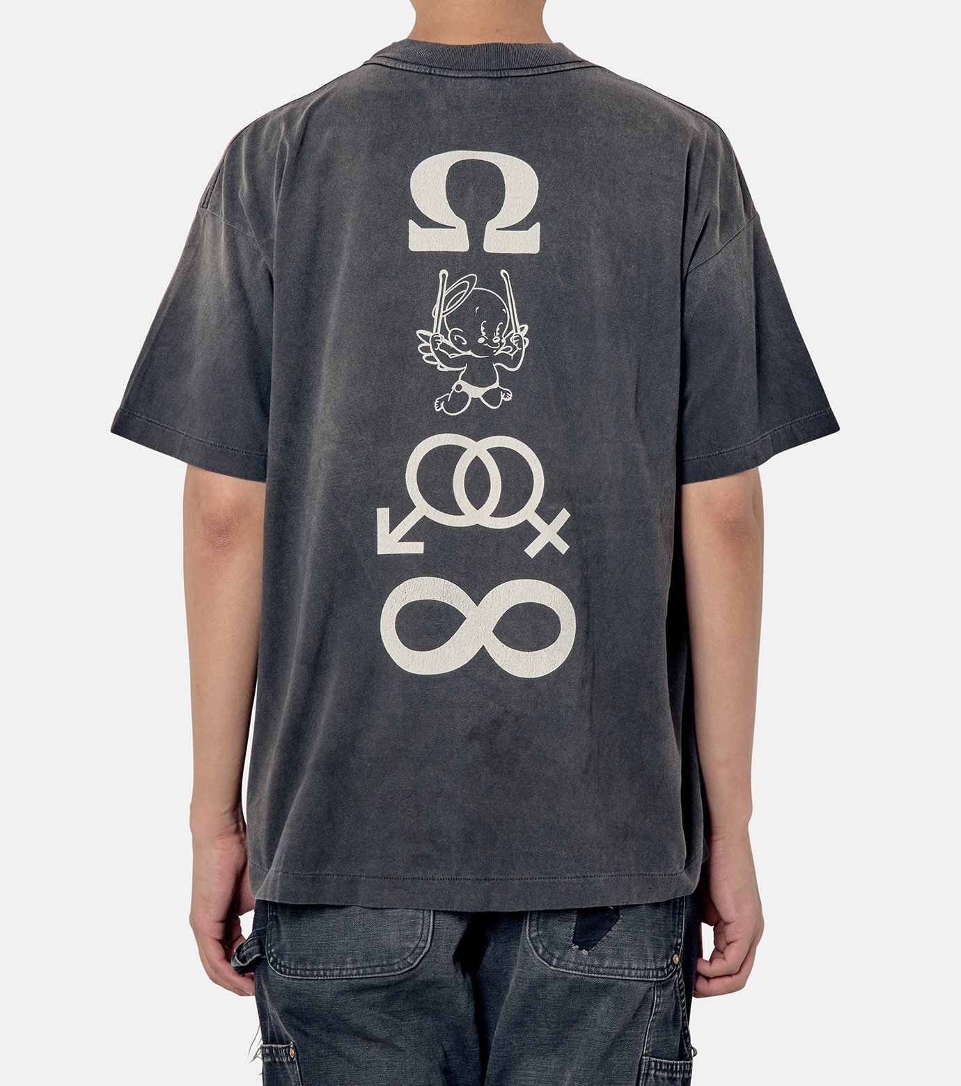 セント マイケル - ©️SAINT Mxxxxxx | SS Tee CANDLE-Black-Sの