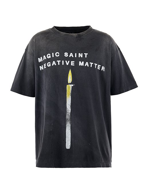セント マイケル - ©️SAINT Mxxxxxx | SS Tee CANDLE-Black-Sの