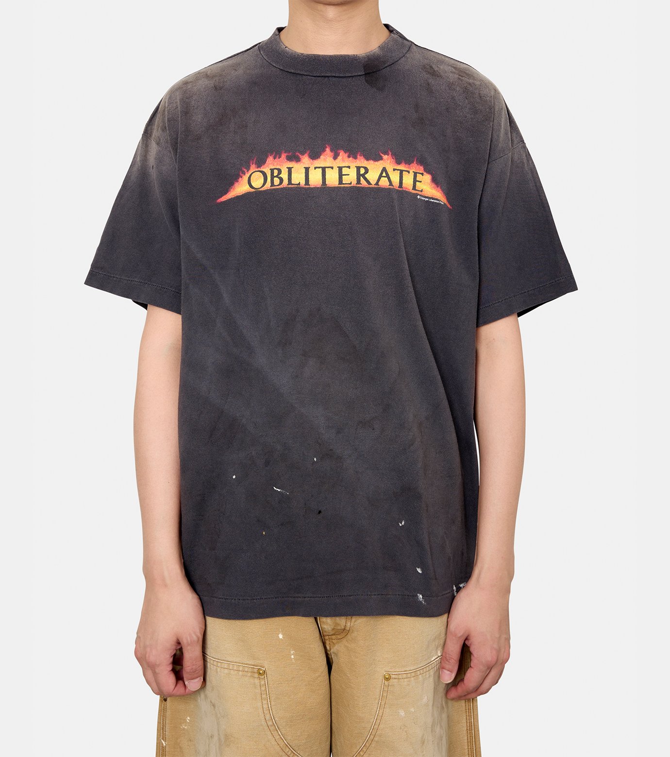 SAINT Mxxxxxx OBLITERATE Tシャツ SS TEE 半袖 BLACK セント マイケル - ©️SAINT Mxxxxxx | SS Tee | RESTIR リステア