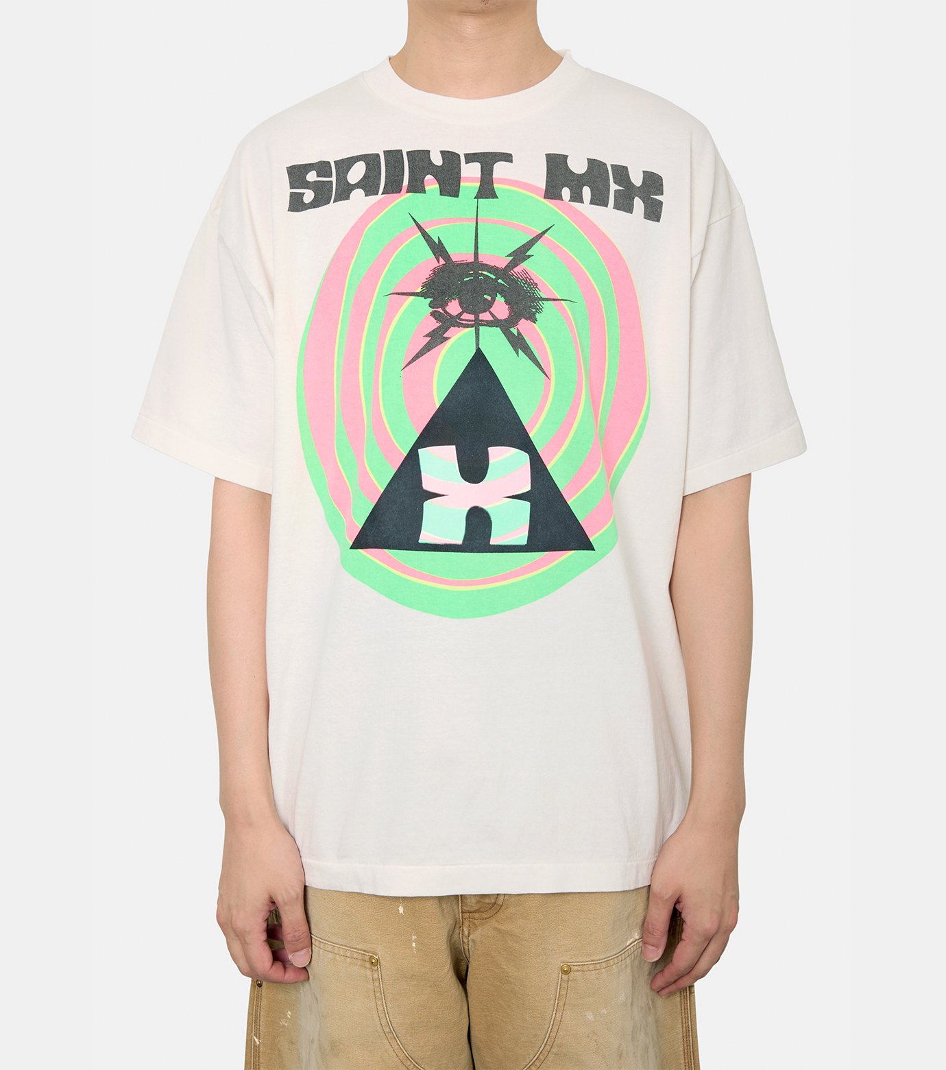 セント マイケル - ©️SAINT Mxxxxxx | SS Tee SAINT MX-White-L