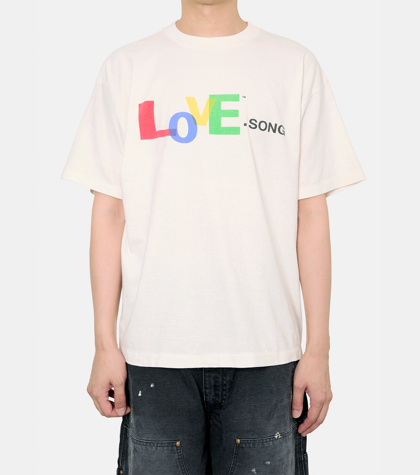 セント マイケル - ©️SAINT Mxxxxxx | SS Tee LOVE SONG-White
