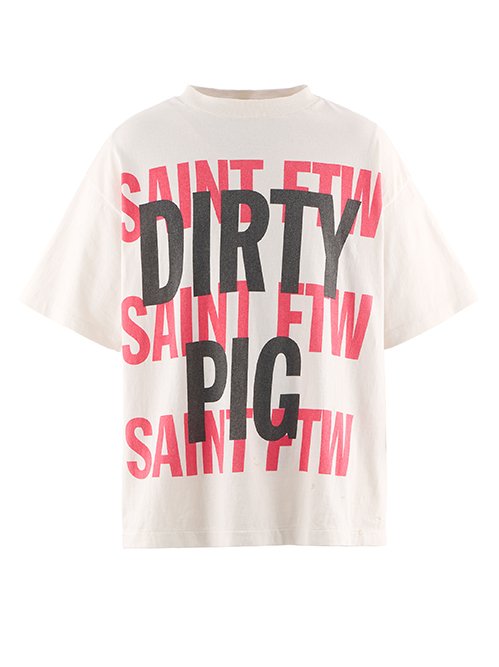 SAINT Mxxxxxx DIRTY PIG Tシャツ　XL セント マイケル - ©️SAINT Mxxxxxx | SS Tee DIRTY | RESTIR リステア