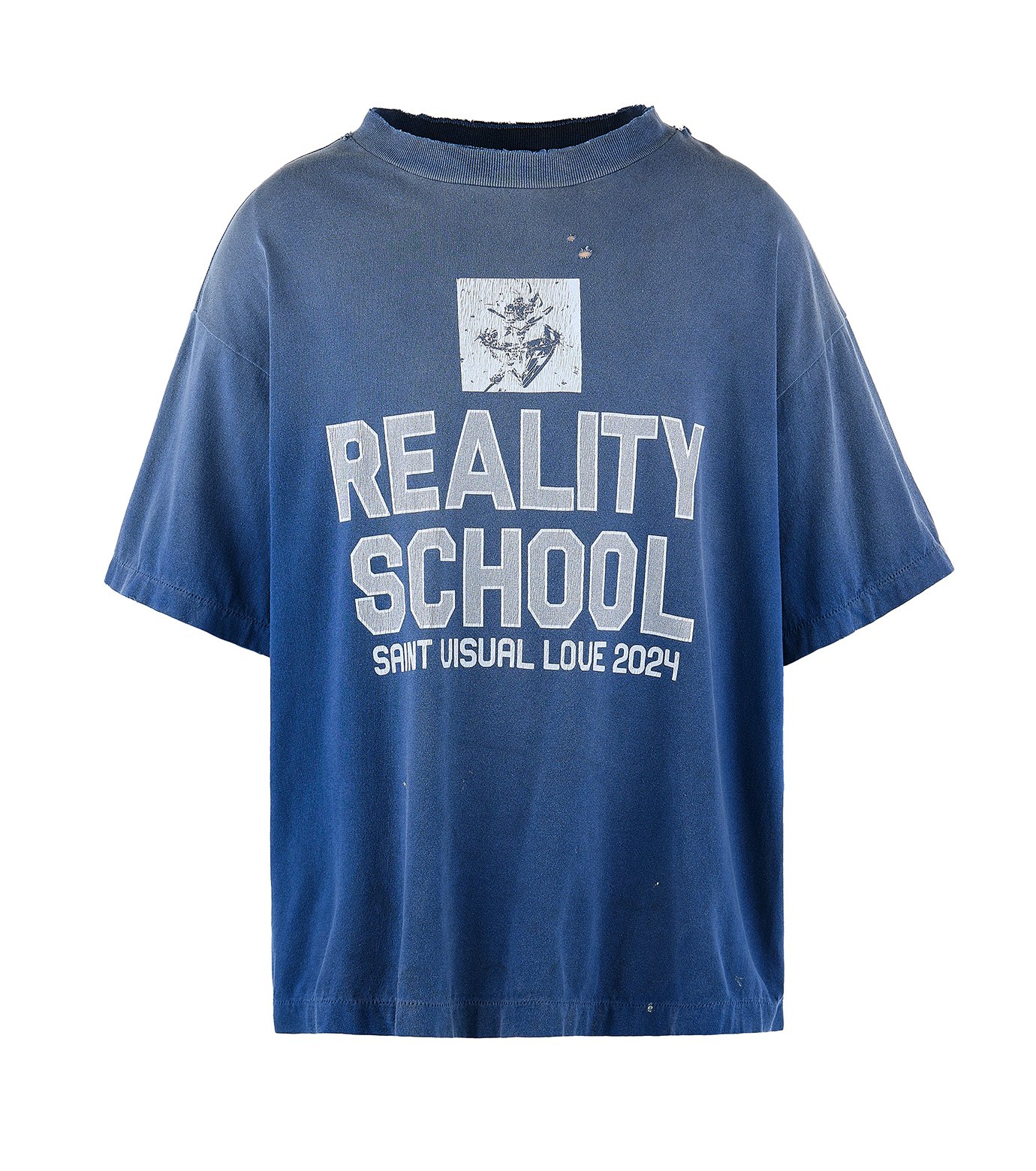 SAINT MICHAEL Tシャツ・カットソー 青 A077525M0028 セント マイケル - ©️SAINT Mxxxxxx | SS Tee REALITY | RESTIR