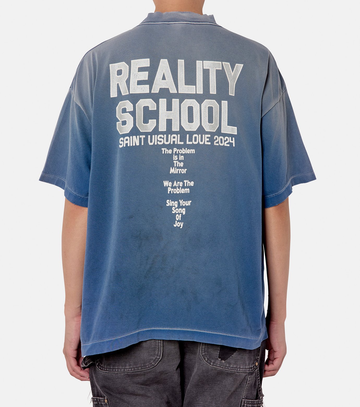 【国内発・すぐ届く】 SAINT Mxxxxxx / SS TEE REALITY SCHOOL Buy Saint Mxxxxxx men reality school short-sleeved t-shirt