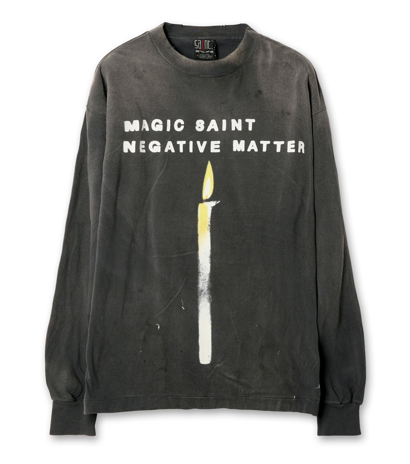 セント マイケル - ©️SAINT Mxxxxxx | LS Tee CANDLE-Black-XLの通販