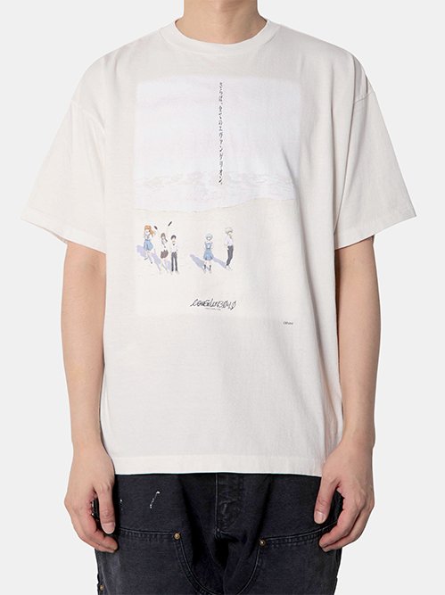 【SAINTMXXXXXX】EV_SS TEE/BLUE / WHT 要在庫確認 ホワイト SAINT Mxxxxxx × EVENGELION × GEEKS RULE SS25 EV_SS TEE/BLUE