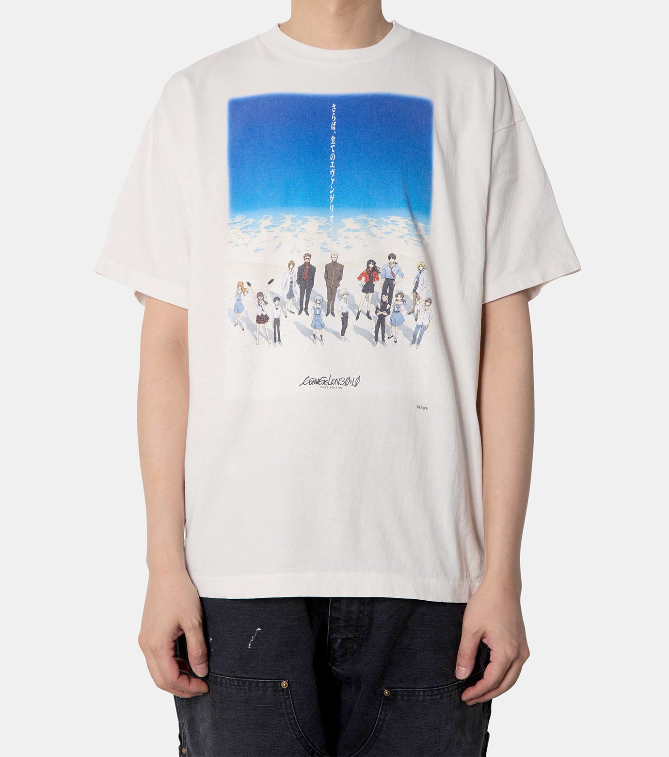 【SAINTMXXXXXX】EV_SS TEE/BLUE / WHT 要在庫確認 ホワイト SAINT Mxxxxxx × EVENGELION × GEEKS RULE SS25 EV_SS TEE/BLUE