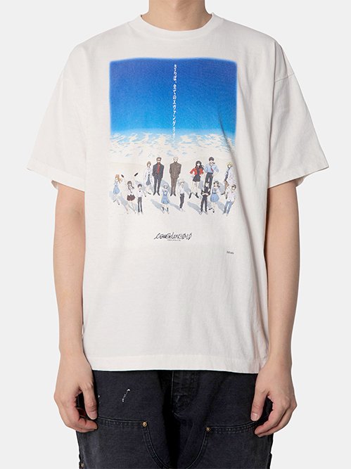 セント マイケル - ©️SAINT Mxxxxxx | EV_SS Tee BLUE-White-L セント マイケル - ©️SAINT Mxxxxxx | EV_SS Tee BLUE-White-L