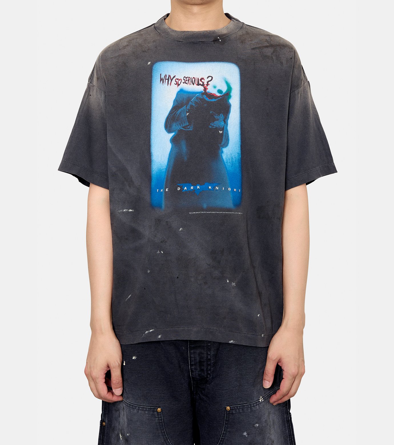【SAINT Mxxxxxx】BTM_SS TEE / LIP / BLACK 半袖 Tシャツ セント マイケル - ©️SAINT Mxxxxxx | BTM_SS TEE LIP-Black-L