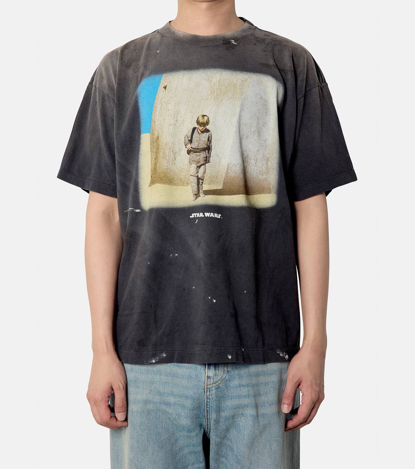 セント マイケル - ©️SAINT Mxxxxxx | SW_SS Tee Anakin-Black