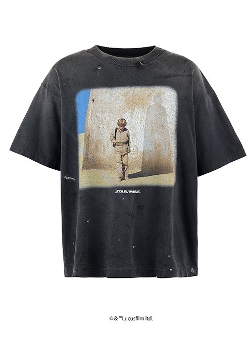 セント マイケル - ©️SAINT Mxxxxxx | SW_SS Tee Anakin-Black-Mの