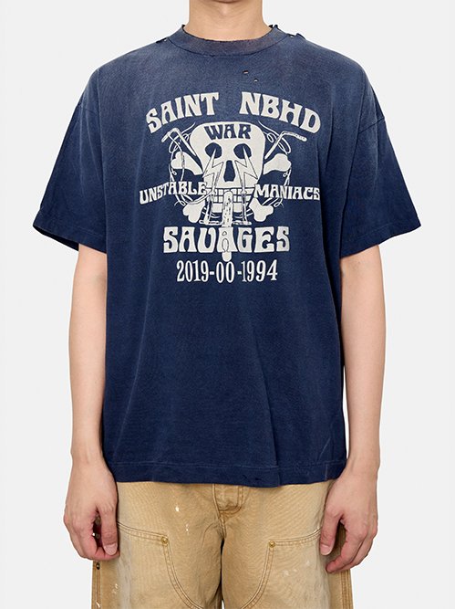 Saint Mxxxxxx SAINT NBHD クルーネック 半袖Tシャツ クール SM-HR8-0000-C71-1.jpg?v=