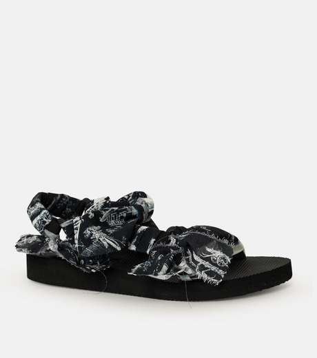 アリゾナラブ - ARIZONA LOVE | Flat Sandal-Black-38の通販