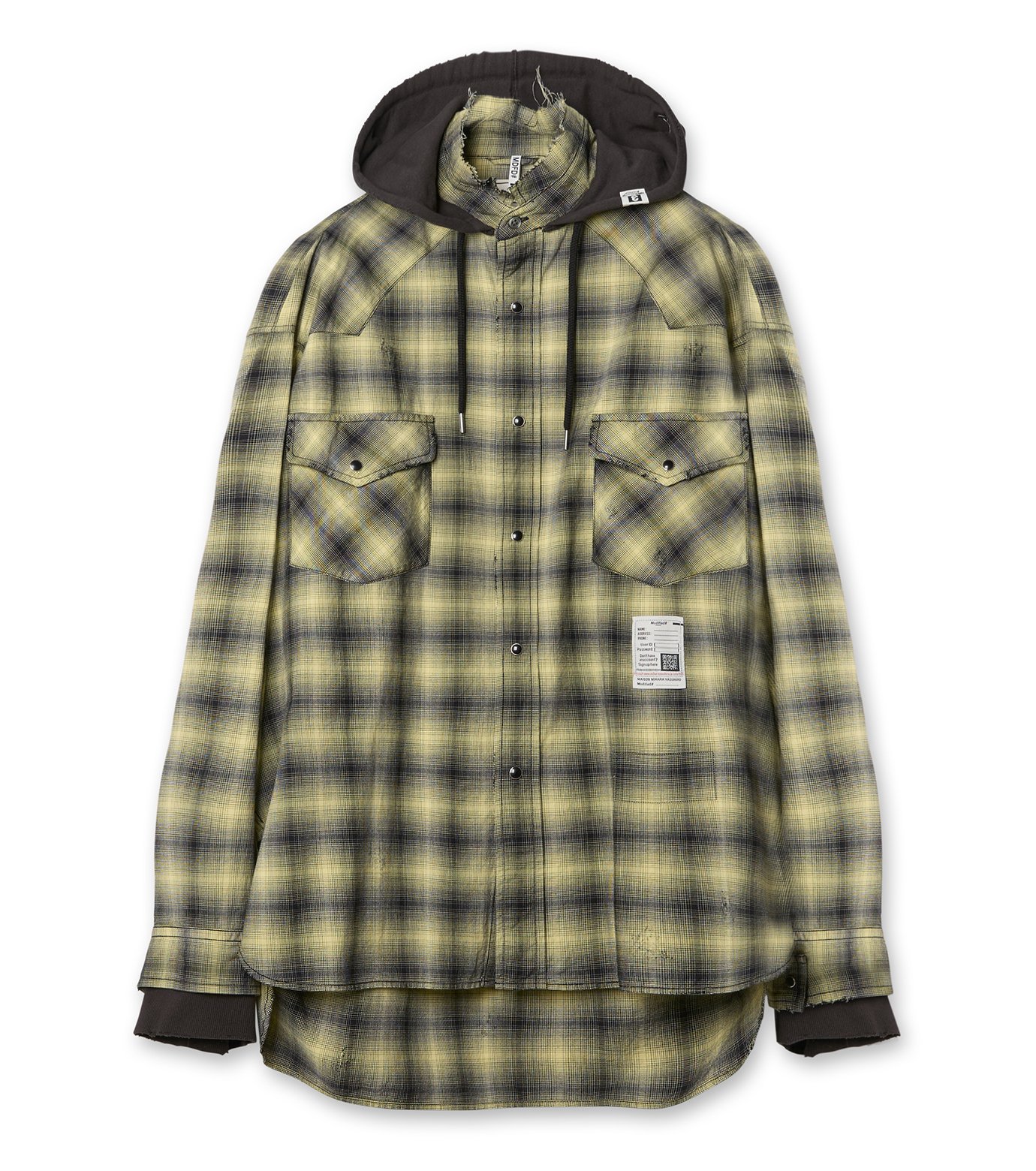 メゾンミハラヤスヒロ - Maison Mihara Yasuhiro | SWEAT HOODIE L/S 