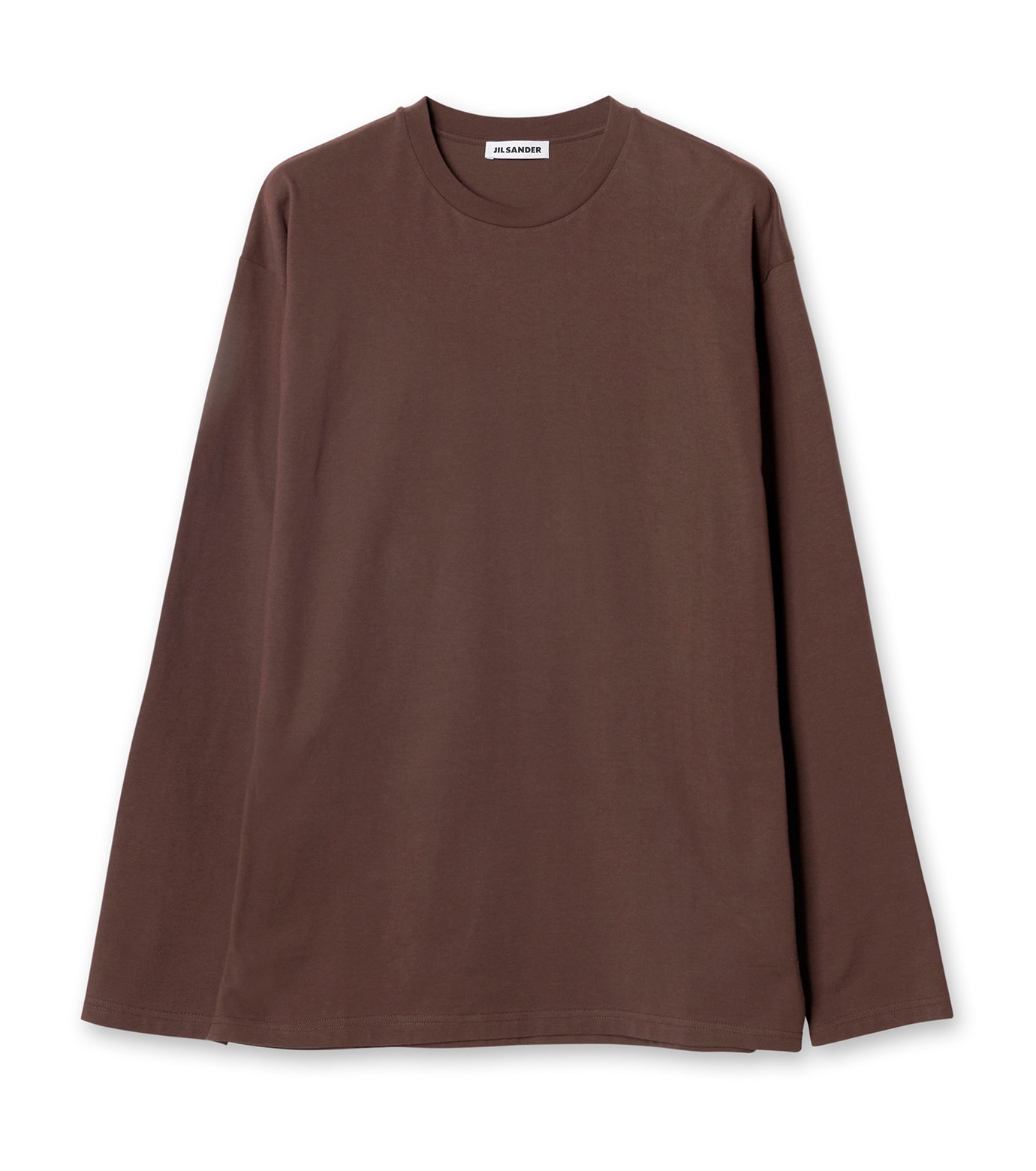 ジル サンダー - JIL SANDER | T-SHIRT CN LS-Dark Brown-Mの通販