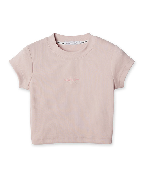 ★CK JEAN★ Monogram Baby T-shirt ★カズハ着装★ Monogram Baby Tee | white | Calvin Klein Taiwan