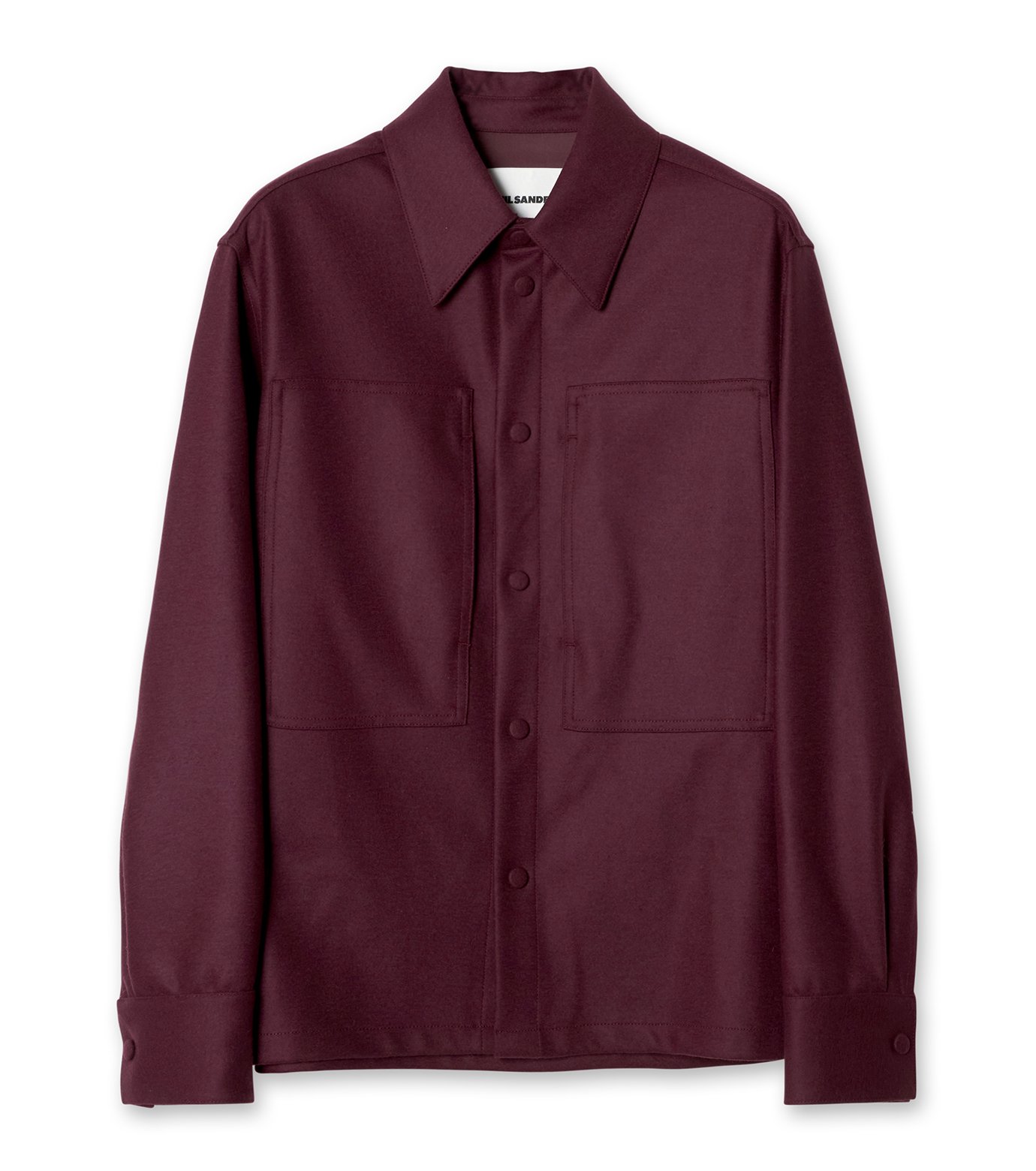 ジル サンダー - JIL SANDER | CAMICIA-Bordeaux-44の通販 | RESTIR