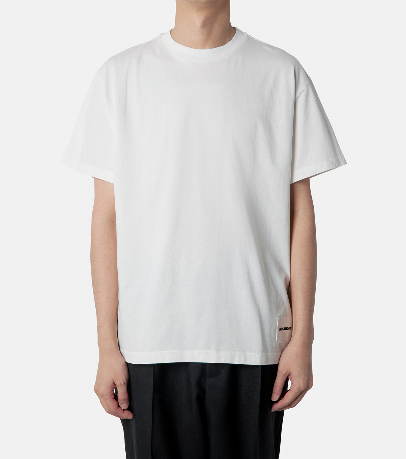 JIL SANDER+ 3パックTシャツ ホワイト L 3-Pack Long-Sleeved T-Shirt Set Woman | Jil Sander Official