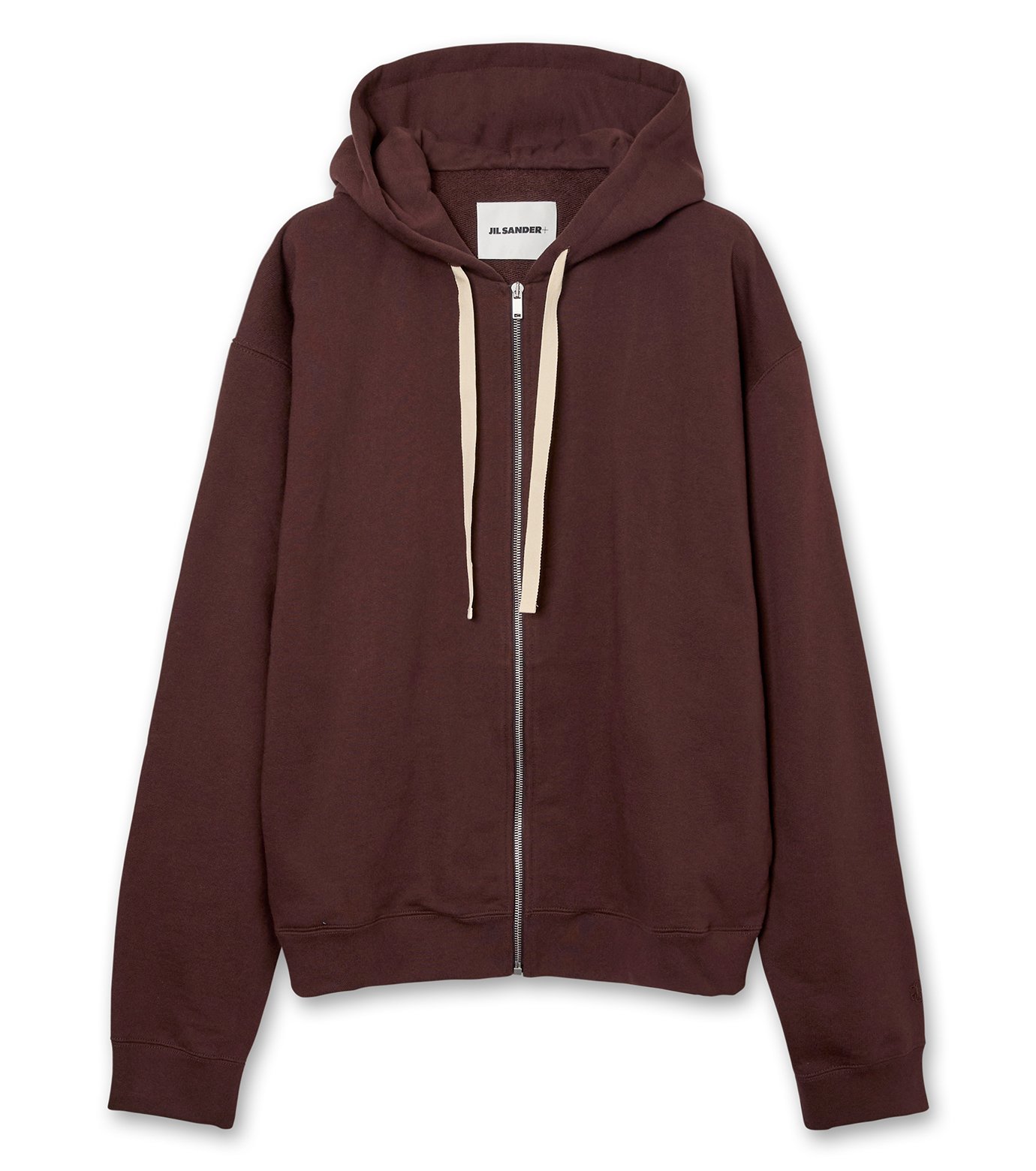 ジル サンダー - JIL SANDER | ZIPPED HOODIE 106 EMB-Purple-Lの通販 