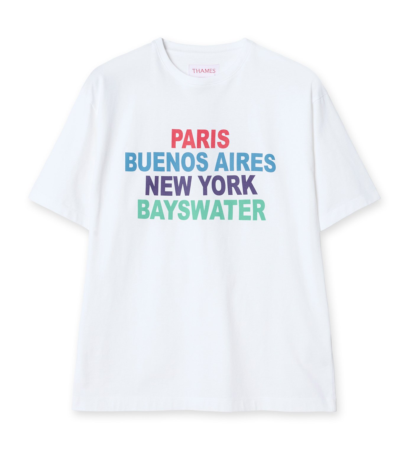 テムズ MMXX. - THAMES MMXX. | GEOGRAPHY TEE-White-Sの通販 | RESTIR 