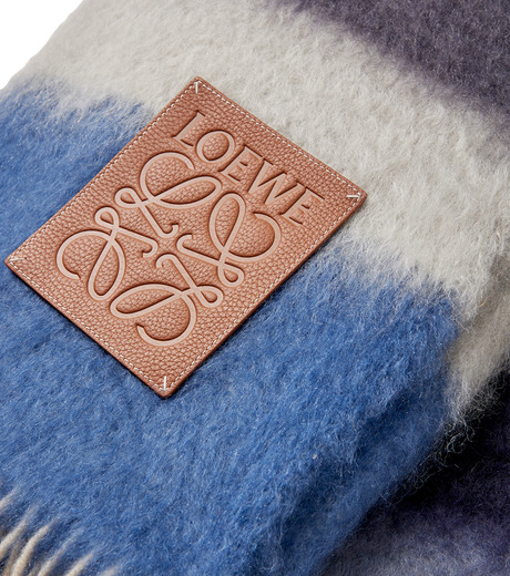 ロエベ - LOEWE | 130X185 STRIPE BLANKET-Navy-Fの通販