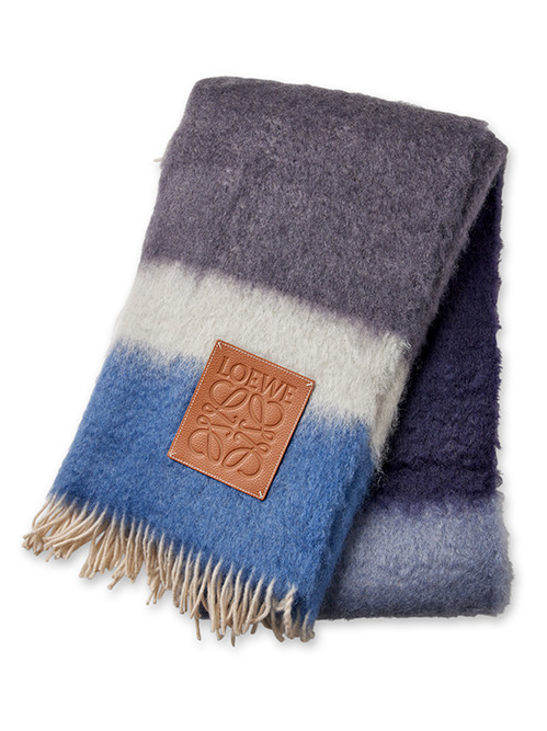 ロエベ - LOEWE | 130X185 STRIPE BLANKET-Navy-Fの通販 | RESTIR リステア