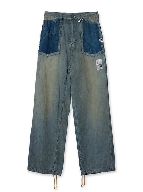 【タグ有】MIHARA YASUHIRO カットアウトデニム 36 25AW Maison Mihara Yasuhiro,メゾンミハラヤスヒロの正規通販 221RESTIR